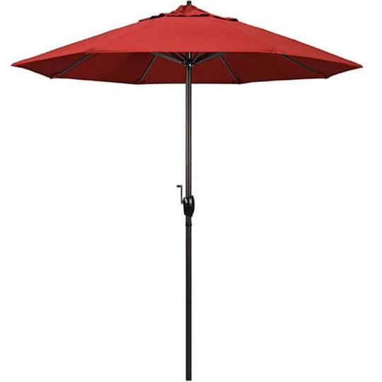 7.5 Ft Umbrella - Red 2 7.5 Ft Umbrella - Red - Image 2