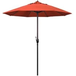 7.5 Ft Umbrella - Beige -Sunbathing Shop 2 ft AutoTilt Patio Umbrella 22