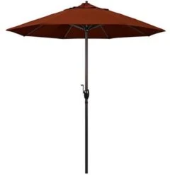 7.5 Ft Umbrella - Red 17 7.5 Ft Umbrella - Red -Sunbathing Shop 2 ft AutoTilt Patio Umbrella 5