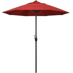 7.5 Ft Umbrella - Royal Blue -Sunbathing Shop 2 ft AutoTilt Patio Umbrella 55
