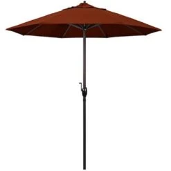 7.5 Ft Umbrella - Royal Blue -Sunbathing Shop 2 ft AutoTilt Patio Umbrella 59