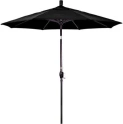 7.5 Ft Market Umbrella Bronze/Red