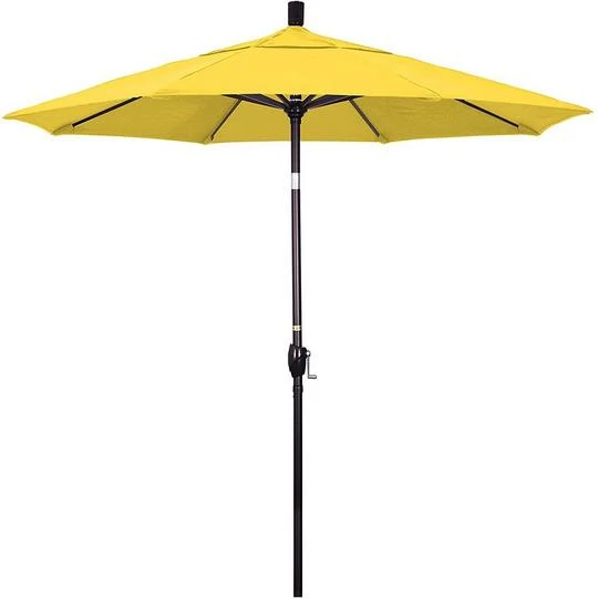 7.5 Ft Market Umbrella Bronze/Red 5 7.5 Ft Market Umbrella Bronze/Red - Image 5