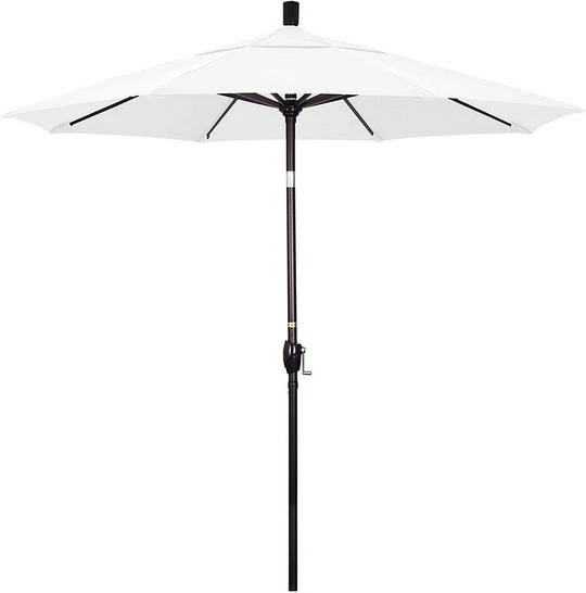 7.5 Ft Market Umbrella Bronze/Red 10 7.5 Ft Market Umbrella Bronze/Red - Image 10