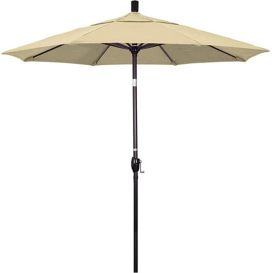 7.5 Ft Market Umbrella Bronze/Red 11 7.5 Ft Market Umbrella Bronze/Red - Image 11