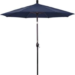 7.5 Ft Market Umbrella Bronze/Red 31 7.5 Ft Market Umbrella Bronze/Red -Sunbathing Shop 2 ft Market Umbrella with Bronze Aluminum Pole 191