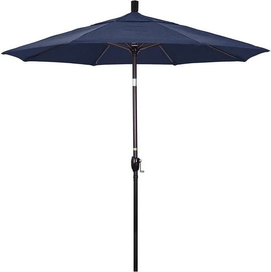7.5 Ft Market Umbrella Bronze/Red 12 7.5 Ft Market Umbrella Bronze/Red - Image 12