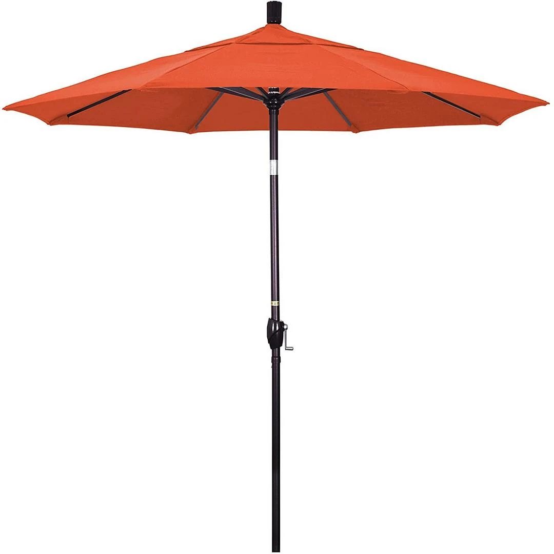 7.5 Ft Market Umbrella Bronze/Red 14 7.5 Ft Market Umbrella Bronze/Red - Image 14