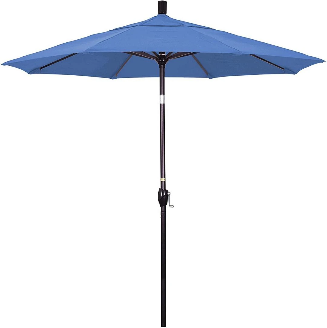7.5 Ft Market Umbrella Bronze/Red 15 7.5 Ft Market Umbrella Bronze/Red - Image 15