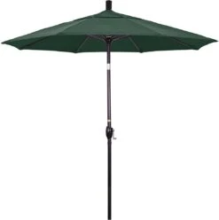 7.5 Ft Market Umbrella Bronze/Red 35 7.5 Ft Market Umbrella Bronze/Red -Sunbathing Shop 2 ft Market Umbrella with Bronze Aluminum Pole 195