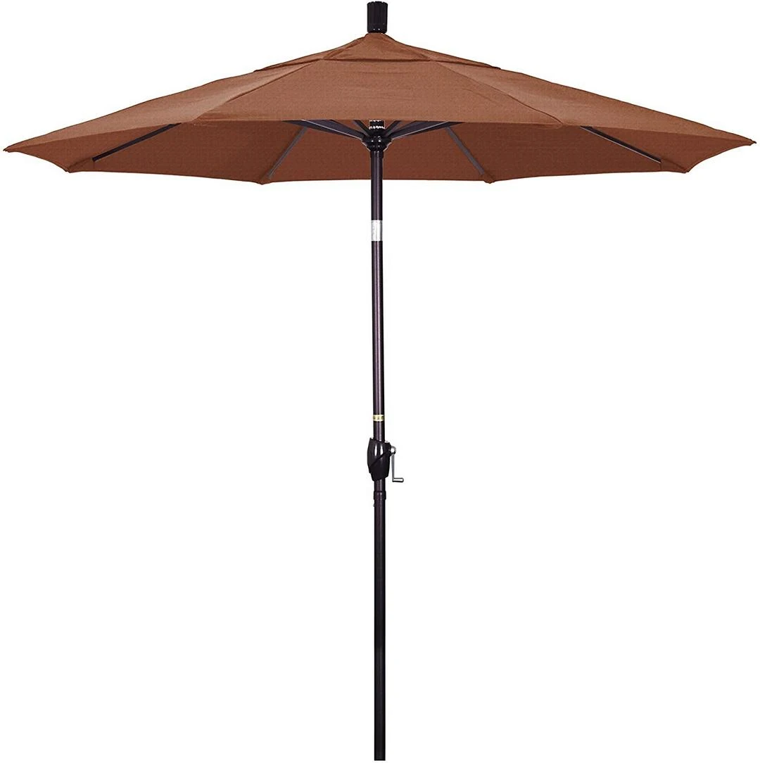 7.5 Ft Market Umbrella Bronze/Red 18 7.5 Ft Market Umbrella Bronze/Red - Image 18