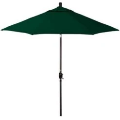 9 Ft Push Button Tilt Patio Umbrella In Sunbrella Fabric -Sunbathing Shop 9 ft Push Button Tilt Patio Umbrella in Sunbrella Fabric 3
