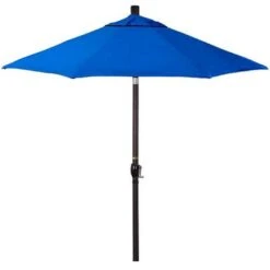 9 Ft Push Button Tilt Patio Umbrella In Sunbrella Fabric -Sunbathing Shop 9 ft Push Button Tilt Patio Umbrella in Sunbrella Fabric 6
