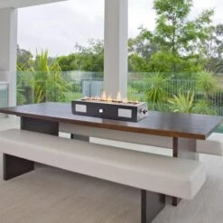 Ukiah - Cascade 28in Tabletop Fire Pit With Sound System