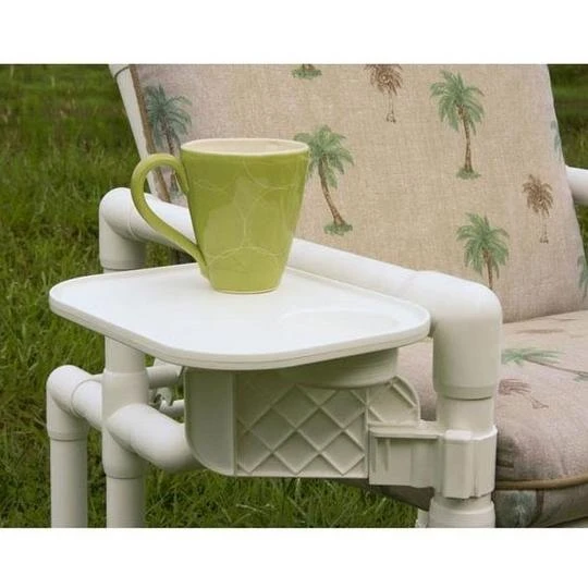 Saftron - Drink Holder Snap-on Tray, White 2 Saftron - Drink Holder Snap-on Tray, White - Image 2