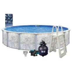Eden 18' X 52" Round Above Ground Pool Package