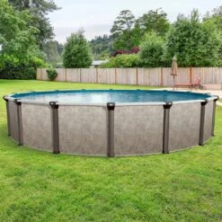 Epic 12' X 52" Round Above Ground Pool Package -Sunbathing Shop Epic 12 x 52 Round Above Ground Pool Package 7