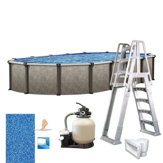 Epic 12'x24' X 52" Oval Above Ground Pool Package 1 Epic 12'x24' X 52" Oval Above Ground Pool Package
