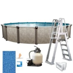 Epic 21' X 52" Round Above Ground Pool Package 15 Epic 21' X 52" Round Above Ground Pool Package -Sunbathing Shop Epic 21 x 52 Round Above Ground Pool Package 5