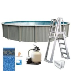 Excursion 15' X 54" Round Above Ground Pool Package