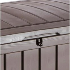 Keter - Glenwood 101 Gallon Deck Box, Brown -Sunbathing Shop Glenwood 101 Gallon Deck Box Brown 8