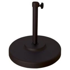 California Umbrella - Classic 50 Lb. Umbrella Base Stand, Matte Black