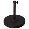 Metal Umbrella Base - Black Or Bronze Cast Iron Bases For Umbrellas