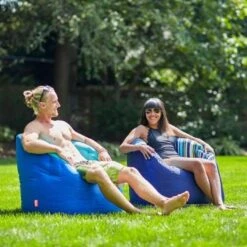 Big Joe - Outdoor Lumin Chair, Cozumel Stripe And Navy -Sunbathing Shop Outdoor Lumin Chair Cozumel Stripe and Navy 13