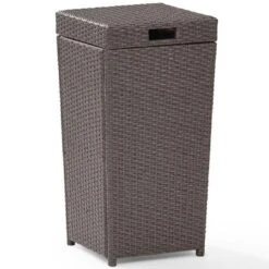 Palm Harbor Wicker Trash Bin -Sunbathing Shop Palm Harbor Wicker Trash Bin 4