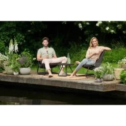 Keter - Rio 3 Piece Resin Wicker Patio Furniture Set With Side Table And Outdoor Chairs, Brown 15 Keter - Rio 3 Piece Resin Wicker Patio Furniture Set With Side Table And Outdoor Chairs, Brown -Sunbathing Shop Rio 3 Piece Resin Wicker Patio Furniture Set with Side Table and Outdoor Chairs Brown 7