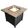 AZ Patio Heaters - Square Tile Propane Fire Pit, 40K BTU