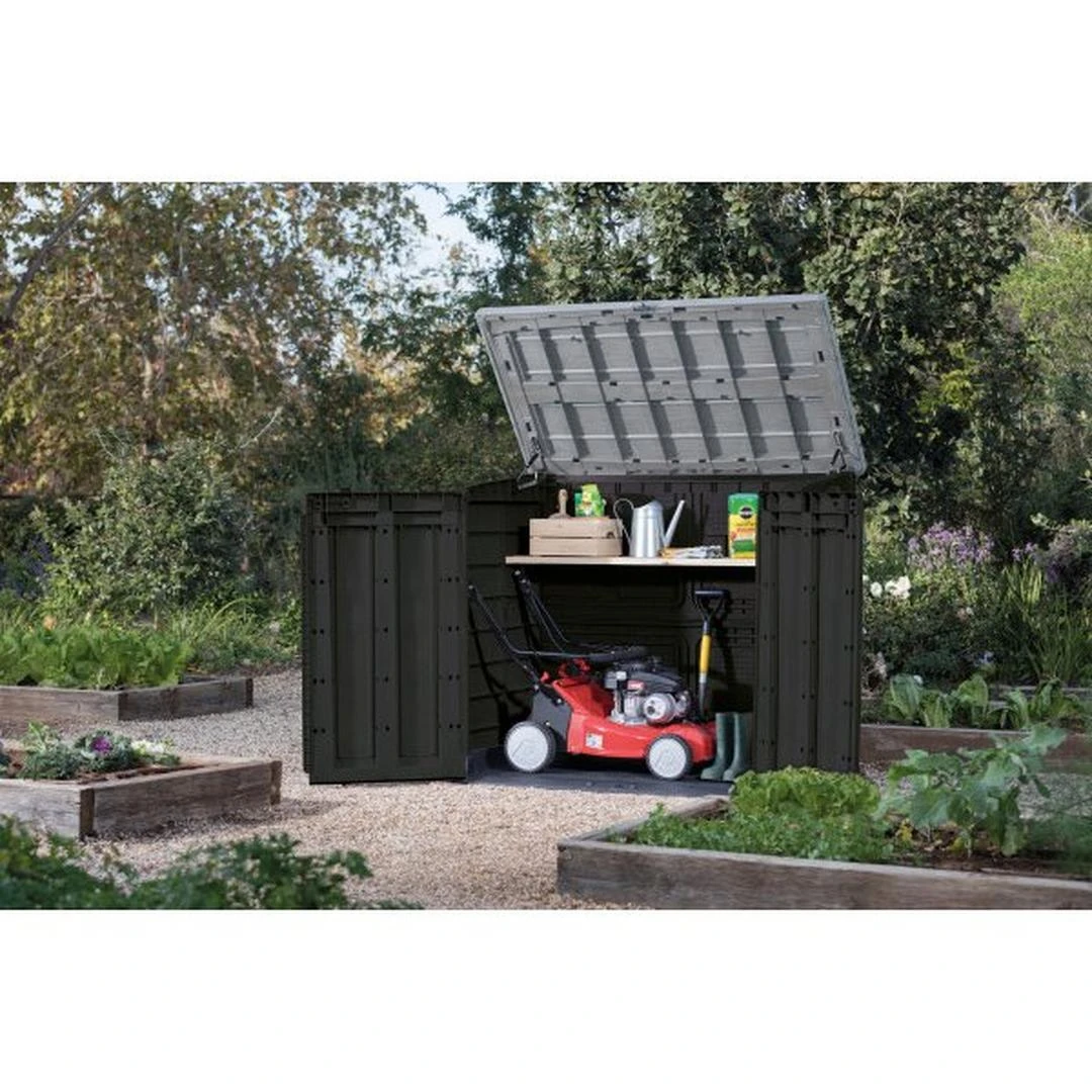 Keter - Store-It-Out Prime XL Storage Shed, Black 7 Keter - Store-It-Out Prime XL Storage Shed, Black - Image 7