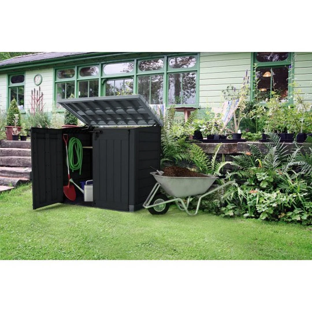 Keter - Store-It-Out Prime XL Storage Shed, Black 8 Keter - Store-It-Out Prime XL Storage Shed, Black - Image 8