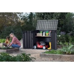 Keter - Store-It-Prime Resin Storage Shed, Black 13 Keter - Store-It-Prime Resin Storage Shed, Black -Sunbathing Shop Store It Prime Resin Storage Shed Black 3