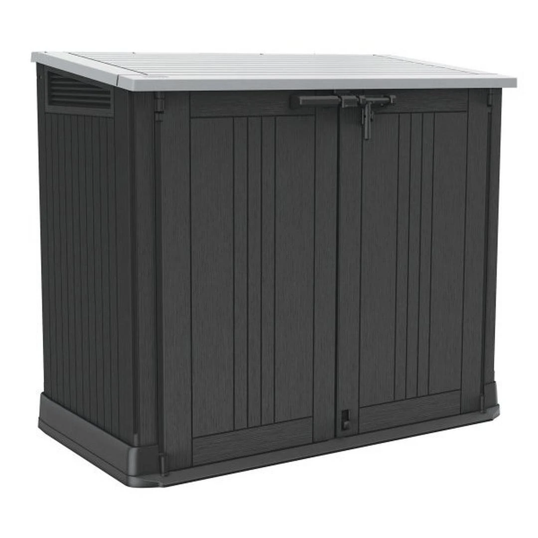 Keter - Store-It-Prime Resin Storage Shed, Black 6 Keter - Store-It-Prime Resin Storage Shed, Black - Image 6