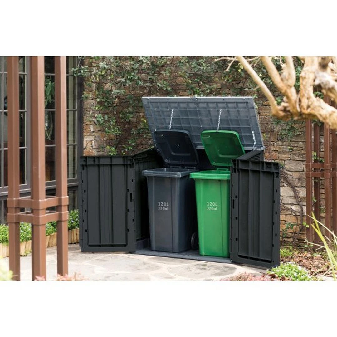 Keter - Store-It-Prime Resin Storage Shed, Black 7 Keter - Store-It-Prime Resin Storage Shed, Black - Image 7