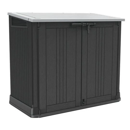 Keter - Store-It-Prime Resin Storage Shed, Black 1 Keter - Store-It-Prime Resin Storage Shed, Black