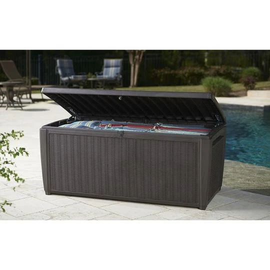 Keter - Sumatra Brown 135 Gallon Deck Box 3 Keter - Sumatra Brown 135 Gallon Deck Box - Image 3