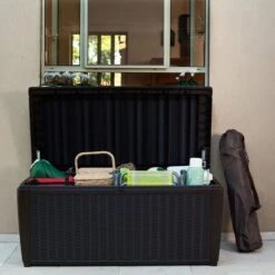 Keter - Sumatra Brown 135 Gallon Deck Box 15 Keter - Sumatra Brown 135 Gallon Deck Box -Sunbathing Shop Sumatra Brown 135 Gallon Deck Box 3