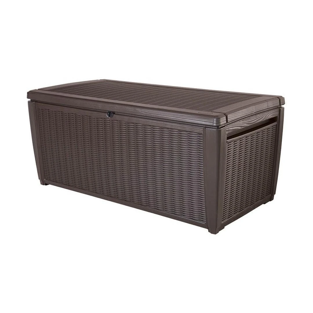 Keter - Sumatra Brown 135 Gallon Deck Box 7 Keter - Sumatra Brown 135 Gallon Deck Box - Image 7