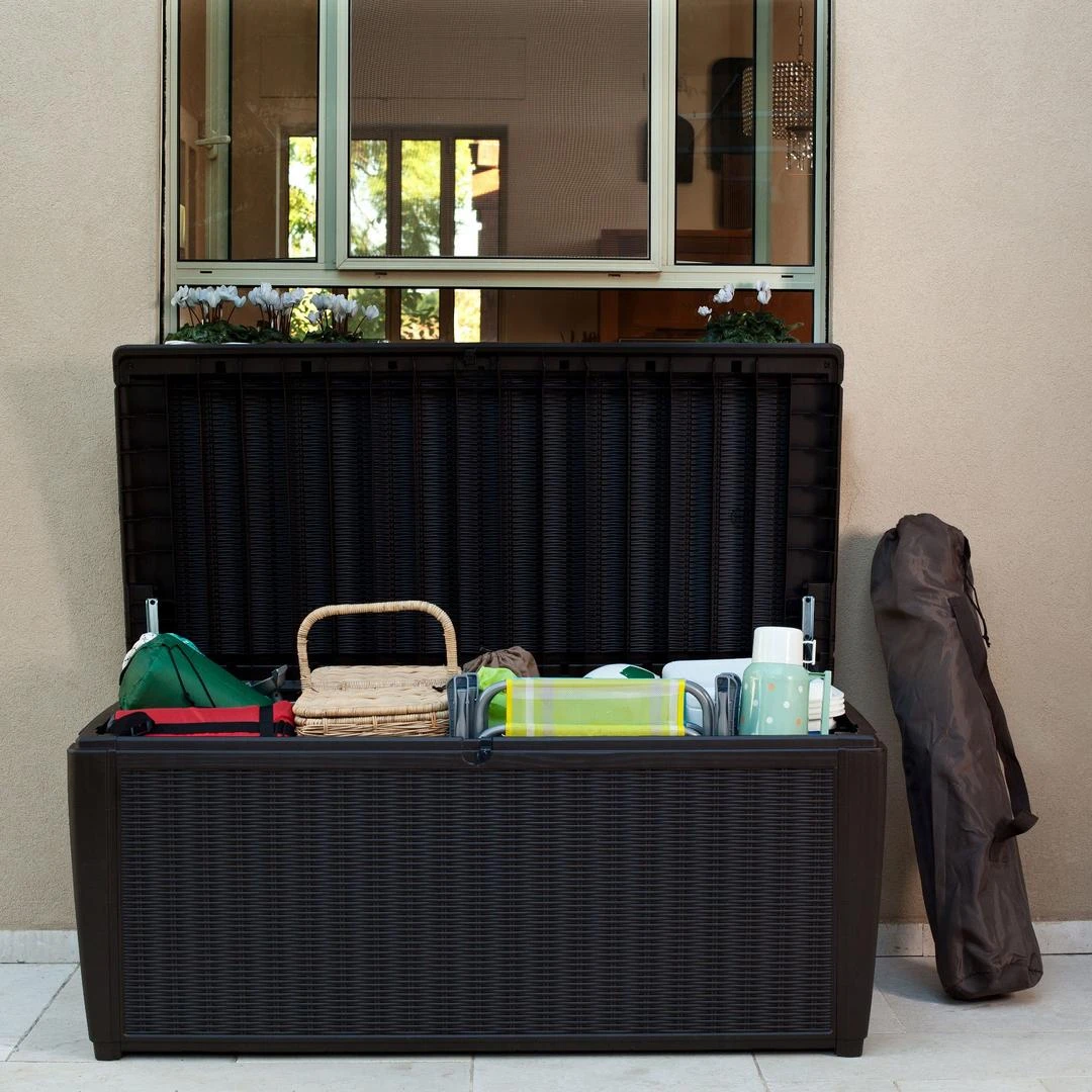 Keter - Sumatra Brown 135 Gallon Deck Box 10 Keter - Sumatra Brown 135 Gallon Deck Box - Image 10