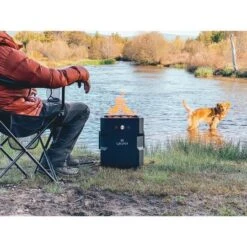 Ukiah - Tailgater II Premium Portable Audio Gas Fire Pit With Beat To Music Technology, Black -Sunbathing Shop Tailgater II Premium Portable Audio Gas Fire Pit with Beat to Music Technology Black 5