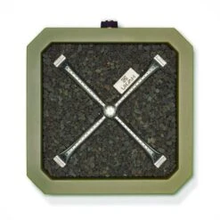 Ukiah - Tailgater X Portable Propane Fire Pit, Green -Sunbathing Shop Tailgater X Portable Propane Fire Pit Green 3