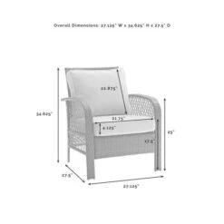 Crosley - Tribeca 8-Piece Outdoor Wicker Conversation Set, Driftwood -Sunbathing Shop Tribeca 8 Piece Outdoor Wicker Conversation Set Driftwood 9