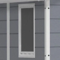 Keter - Manor 4x6 Resin Storage Shed, Grey/White 30 Keter - Manor 4x6 Resin Storage Shed, Grey/White -Sunbathing Shop White 12