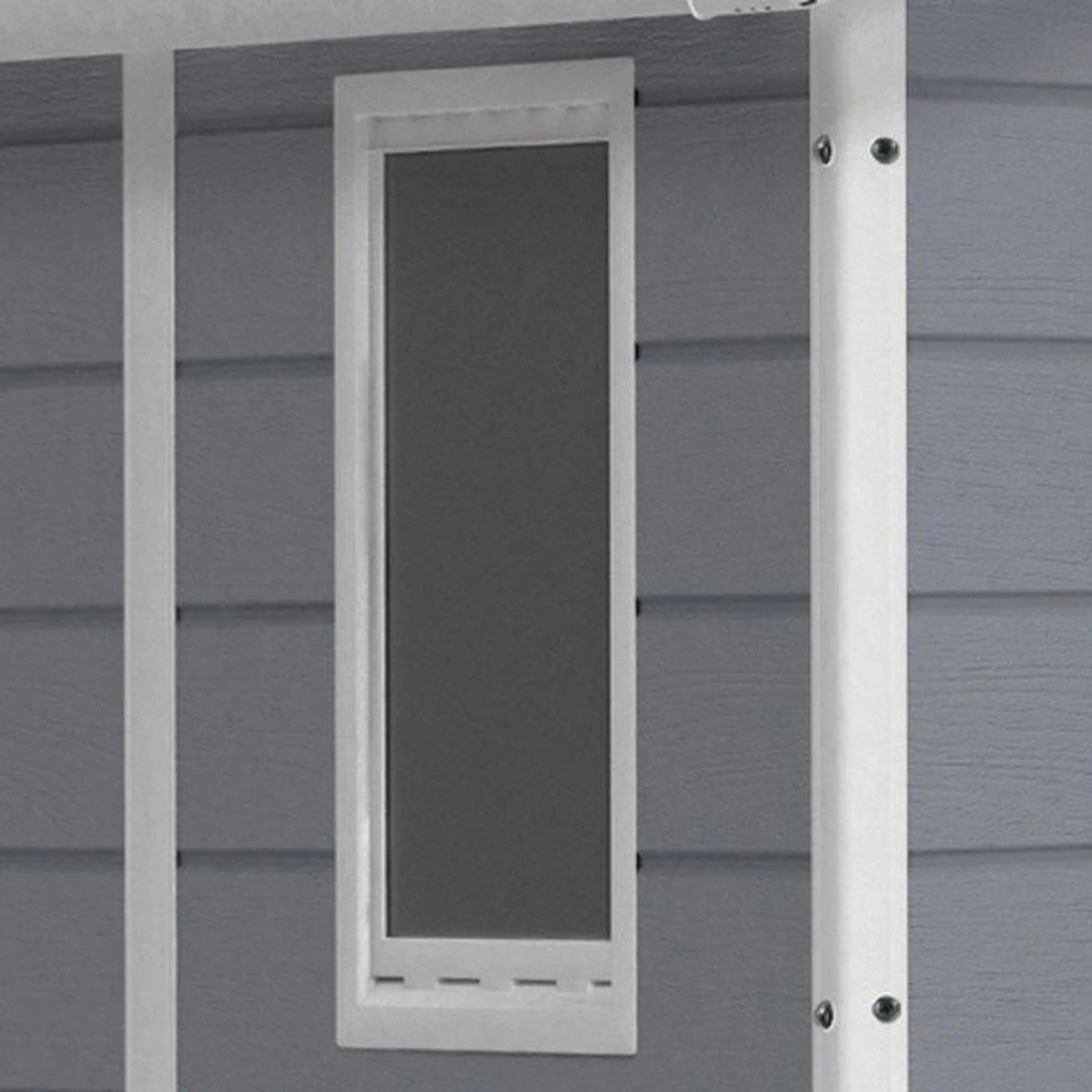 Keter - Manor 4x6 Resin Storage Shed, Grey/White 13 Keter - Manor 4x6 Resin Storage Shed, Grey/White - Image 13